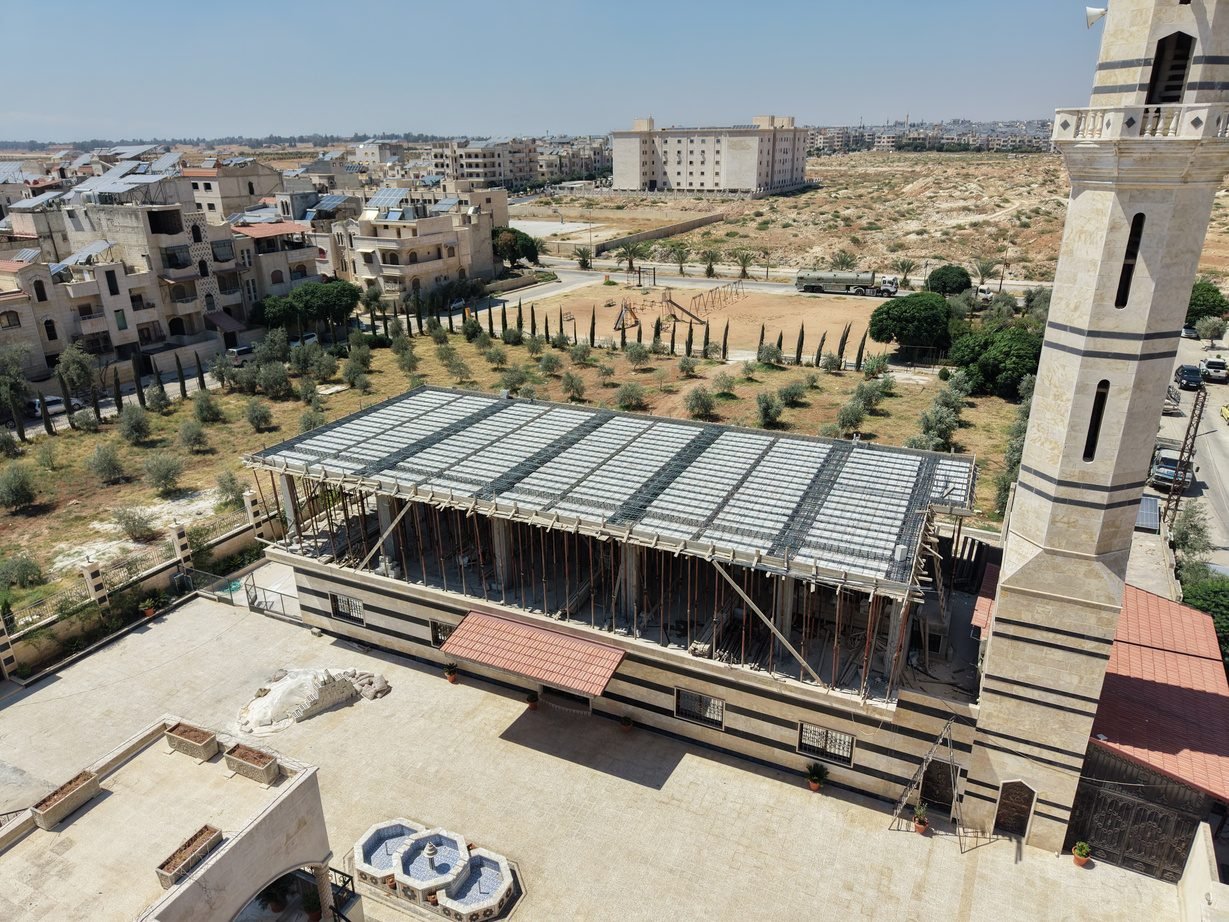 أعمال إنشائية ضمن مشاريع تطوير المؤسسة